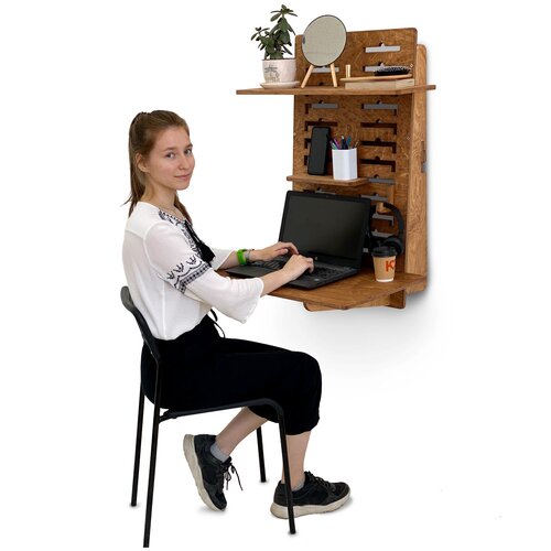 Настенный стол для ноутбука Up Wall 7 in 1 регулируемый для работы стоя и сидя