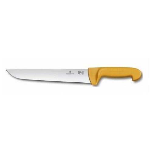 Нож кухонный Victorinox Swibo (5.8431.24) стальной разделочный для мяса лезв.24мм прямая заточка жел