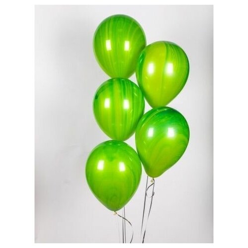 Воздушный шар с гелием агат - Зеленый 25шт