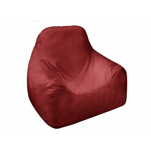 Кресло-мешок Комфорт Пазитифчик бордовый (оксфорд) 80х80 см
