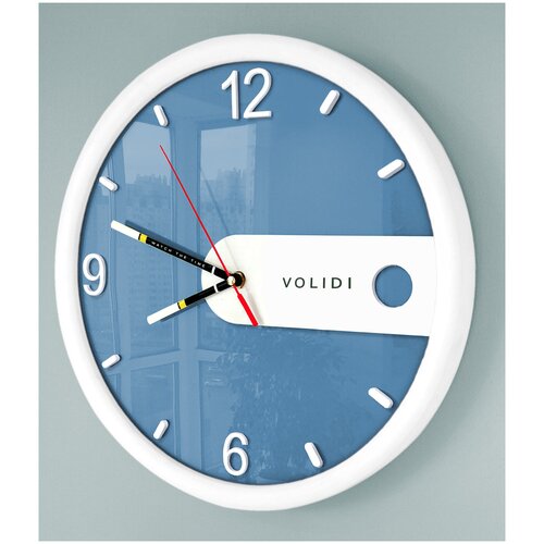 Настенные часы кварцевые VOLIDI SP2-greyblue