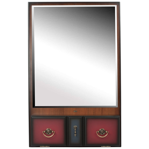 Настенное зеркало BOGACHO Пандора коричневого цвета