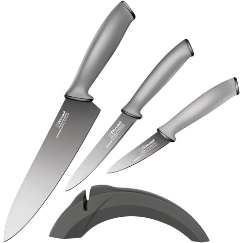 Набор ножей с точилкой 3 пр. Rondell Kroner 459RD RD-459