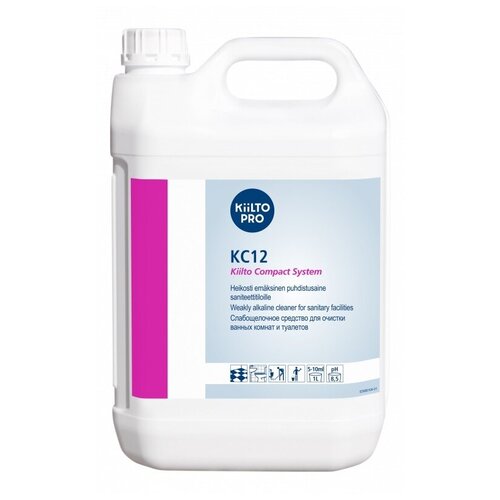 Моющее средство для ежедневной очистки поверхностей Kiilto KC12 5 л (концентрат)