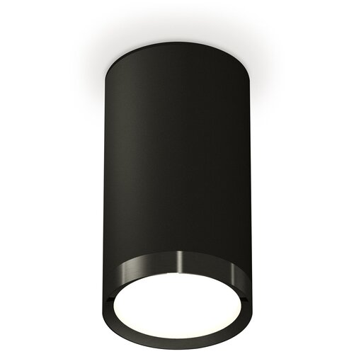 Комплект накладного светильника Ambrella Light XS8162001 SBK/PBK черный песок/черный полированный GX53 (C8162