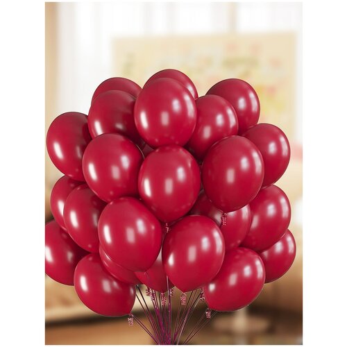 Букет из воздушных шаров Красный с гелием