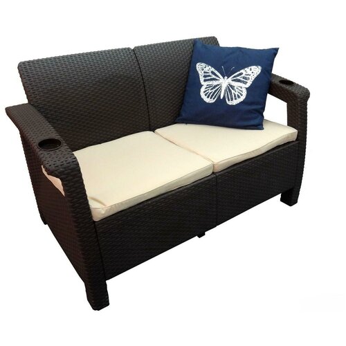Двухместный диван Tweet Sofa 2 Seat Венге