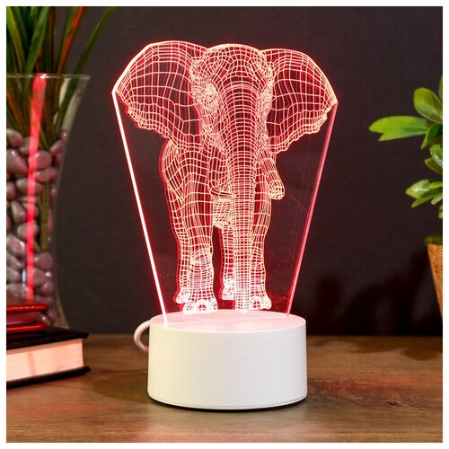 Светильник "Слон" LED RGB от сети 9