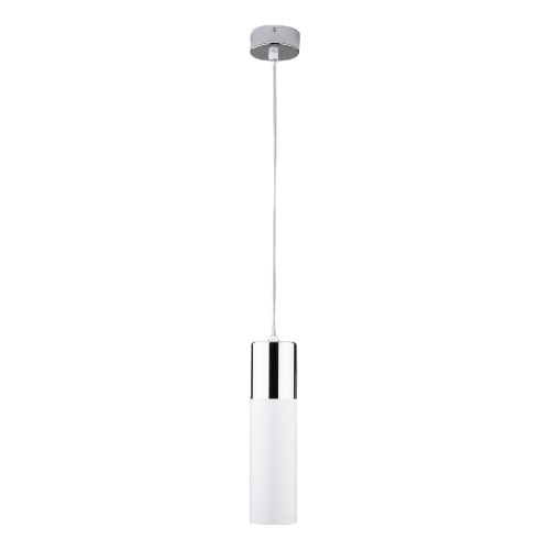 Светильник лофт подвесной со светодиодами Eurosvet 50135/1 LED хром/белый