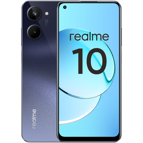 Смартфон Realme RMX3630 10 128Gb 8Gb черный моноблок 3G 4G 2Sim 6.4" 1080x2400 Android 12 50Mpix 802