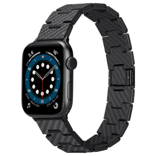 Карбоновый браслет Pitaka для Apple Watch 7-1 и SE 42/44мм - Retro