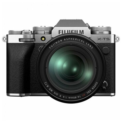 Fujifilm X-T5 XF16-80 F4 R OIS WR kit Silver //