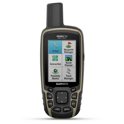 Навигатор Garmin GPSMAP 65 Multi-Band GNSS + топокарта Россия и Европа (010-02451-01)