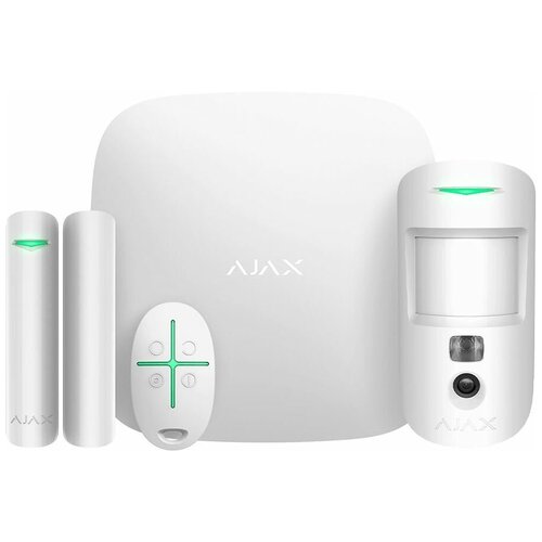 Стартовый комплект AJAX StarterKit Cam Plus White
