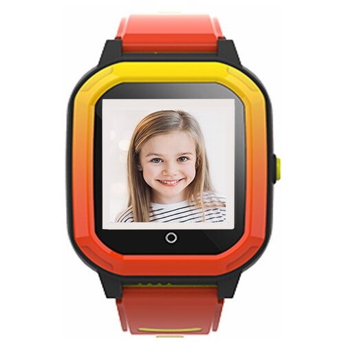 Смарт часы детские Smart Baby Watch Wonlex KT20 4G с видеозвонком оранжевый