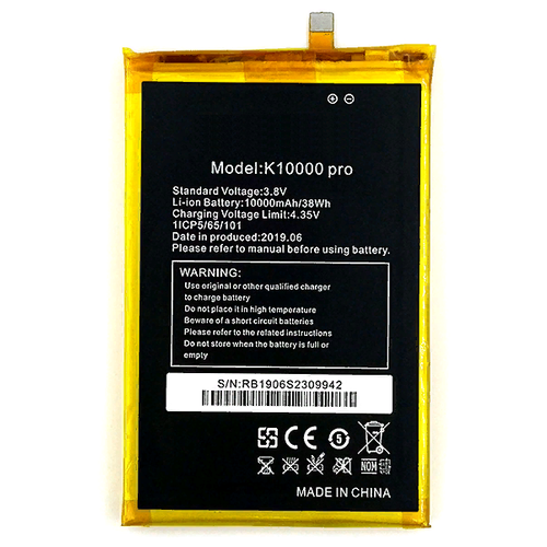 Аккумуляторная батарея MyPads 10000mAh K10000 Pro на телефон Oukitel K10000 Pro