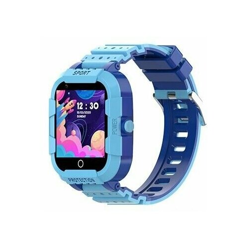 Наручные умные часы Smart Baby Watch Wonlex CT12 голубые