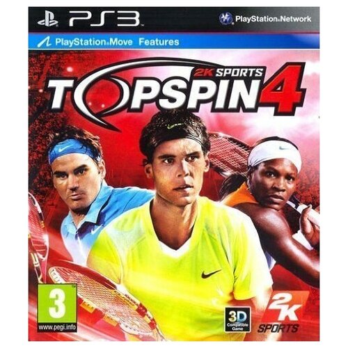 Top Spin 4 c поддержкой PlayStation Move (PS3) английский язык