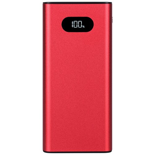 Мобильный аккумулятор TFN Blaze LCD PD 20000mAh 5A PD 3xUSB красный (TFN-PB-270-RD)