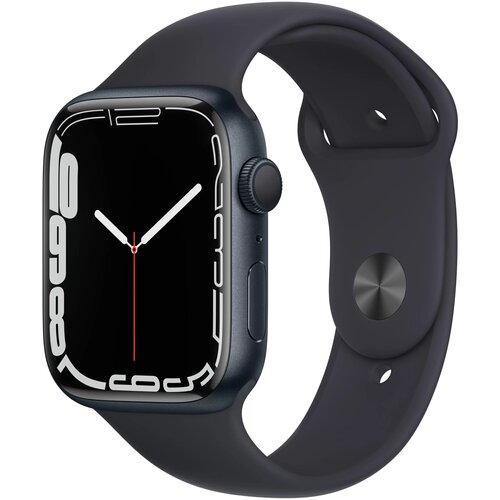 Умные часы Apple Watch Series 7 GPS + Cellular MKHY3FD/A 41мм Gold Stainless Steel Case with Dark Cherry Sport Band