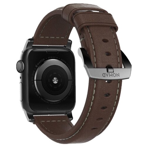Ремешок Nomad Traditional Strap для Apple Watch 38-41mm Black / Brown