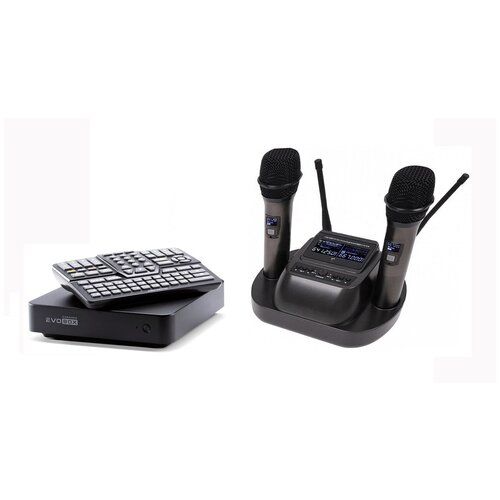 Караоке система для дома с микрофонами Studio Evolution EVOBOX+MIC-WL26