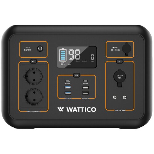 1.2 кВт Портативная электростанция WATTICO Home 1200