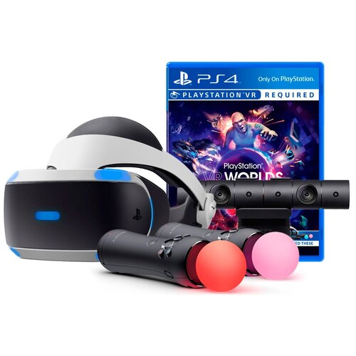Система VR Sony PlayStation VR CUH-ZVR2 + Camera + 2 Move Motion Controller + PlayStation VR Worlds