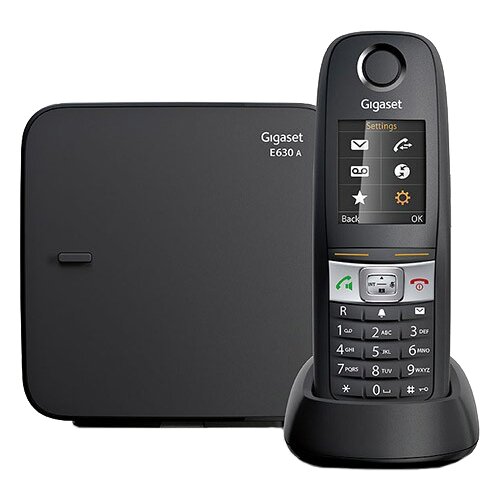 Р/Телефон Dect Gigaset E630A черный автооветчик АОН