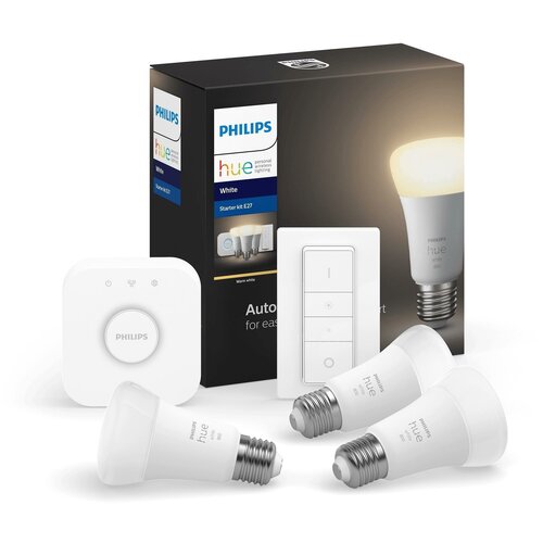 Комплект умных ламп Philips Hue Starter Kit E27 (929001821620)