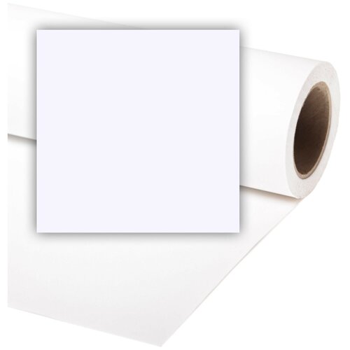 Бумажный фон Colorama 2.72 х 11.0 m Arctic white белый CO165