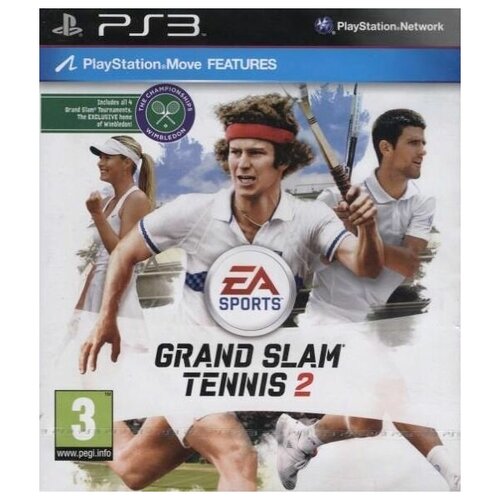 Grand Slam Tennis 2 с поддержкой PlayStation Move (PS3) английский язык