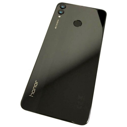 Задняя крышка в сборе со сканером отпечатков для Huawei Honor 8X (Original) Черный
