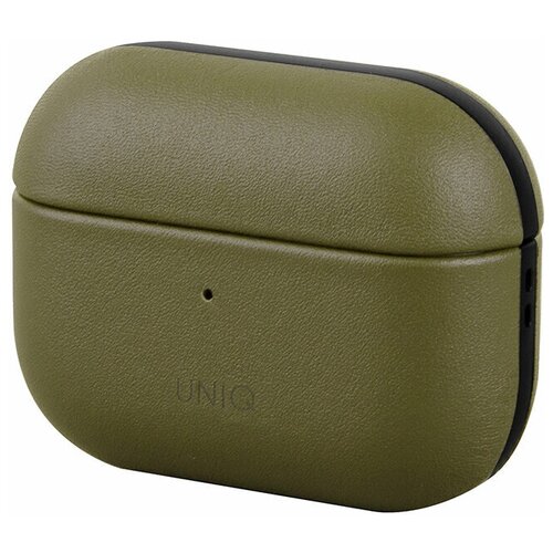 Чехол Uniq Terra Genuine Leather для AirPods Pro Olive