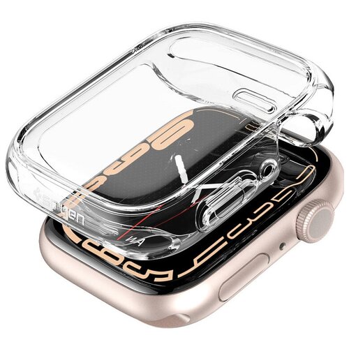 Защитный чехол Spigen Ultra Hybrid (ACS04180) для Apple Watch 7 / 8 45mm (Clear)