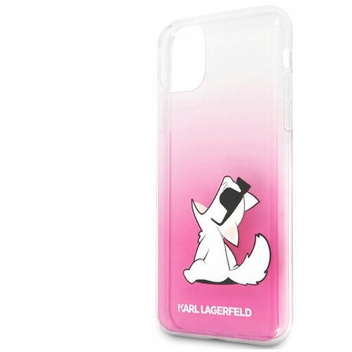 Панель Lagerfeld Choupette Fun для iPhone 11 Hard Pink