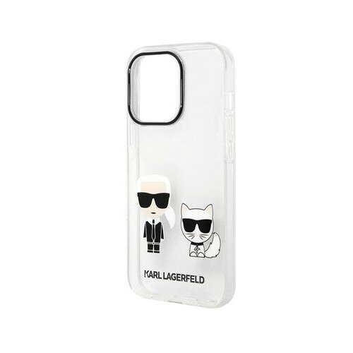 Панель-накладка Karl Lagerfeld PC/TPU Karl & Choupette Hard Transparent для iPhone 14 Pro Max