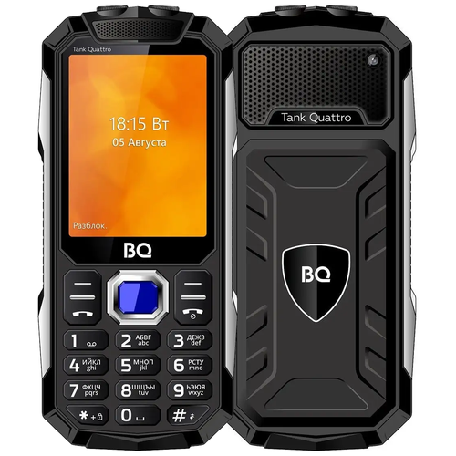 Сотовый телефон BQ BQM-2819 Tank Quattro черный (2.8"