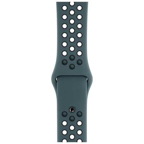 Ремешок силиконовый Hasta/Light Silver Nike Sport Band (Серо-зелёный/Серебристый) Apple Watch 44mm (42mm; 45mm) MJ6K3ZM/A
