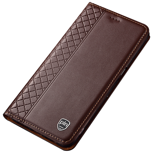 Чехол-книжка MyPads Premium для Samsung Galaxy Note 10 из качественной импортной натуральной кожи с элегантной стеганой прошивкой премиум-класса ...