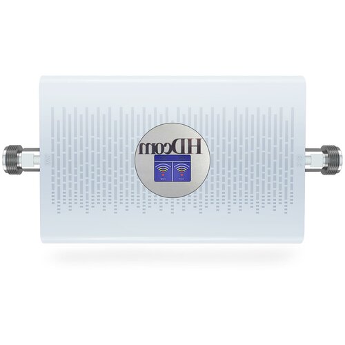 Усилитель сотовой связи и интернета HDcom 70DU-1800-2100(блок репитер) на площади до 800м2 - усиление сигнала связи в подарочной упаковке