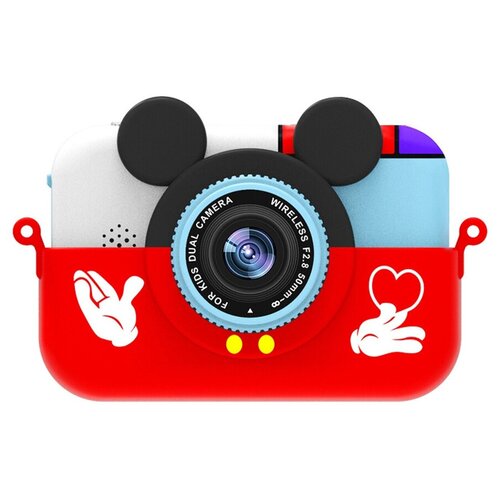 Детский фотоаппарат Mickey Mouse (желтый)