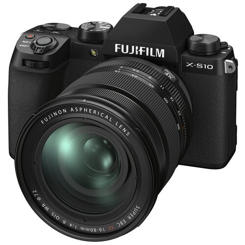 Цифровой фотоаппарат FUJIFILM X-S10 Kit XF16-80mm F4 R OIS WR Black