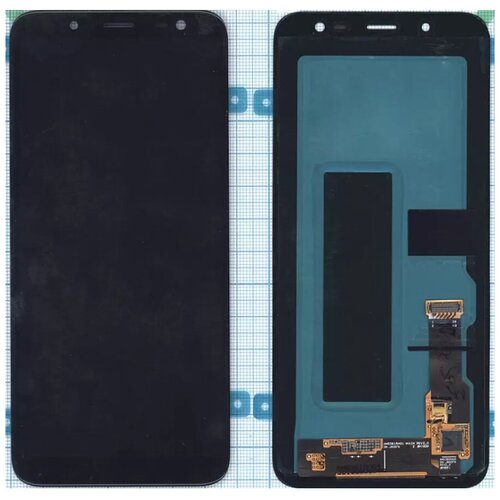 Модуль (матрица + тачскрин) для Samsung Galaxy J8 J800F черный