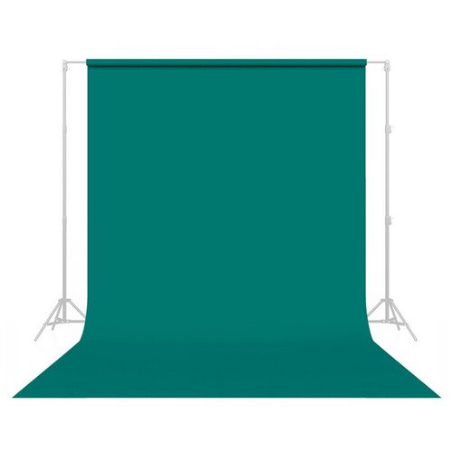 Фон бумажный 272x1100 см цвет сине-зеленый Savage (68-12) Teal