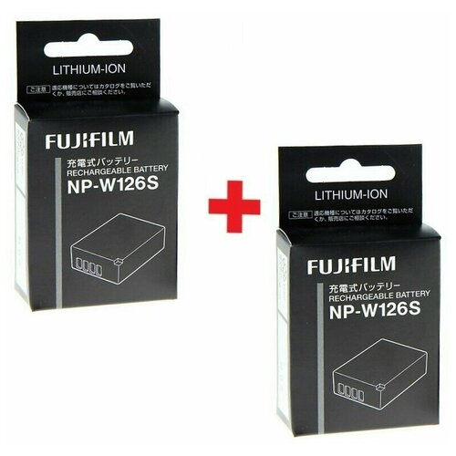 2 шт. Аккумулятор Fujifilm NP-W126s / батарея Fuji NP-W126s