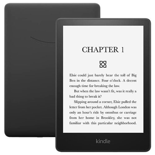 Электронная книга Amazon Kindle PaperWhite 2021 16Gb black Ad-Supported