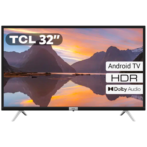 32" Телевизор TCL 32S527 LED HDR черный