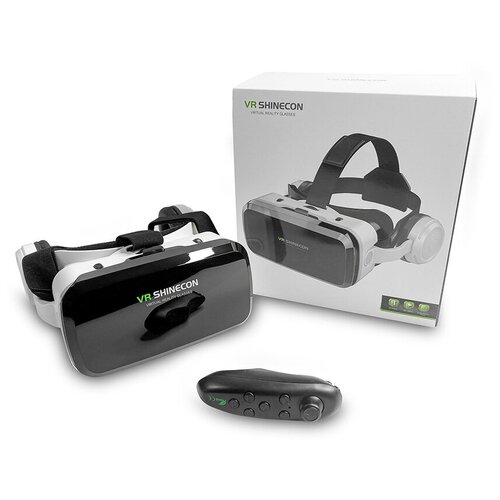 Shinecon Очки виртуальной реальности VR Shinecon G04BS с джойстиком ICADE (VR очки + джойстик Icade)