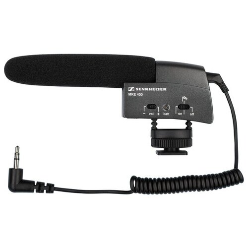 Sennheiser MKE 400 конденсаторный накамерный микрофон "пушка"